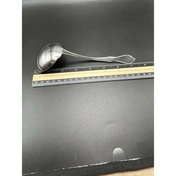 Vintage Oneida Morning Blossom Stainless Gravy Ladle 1960’s